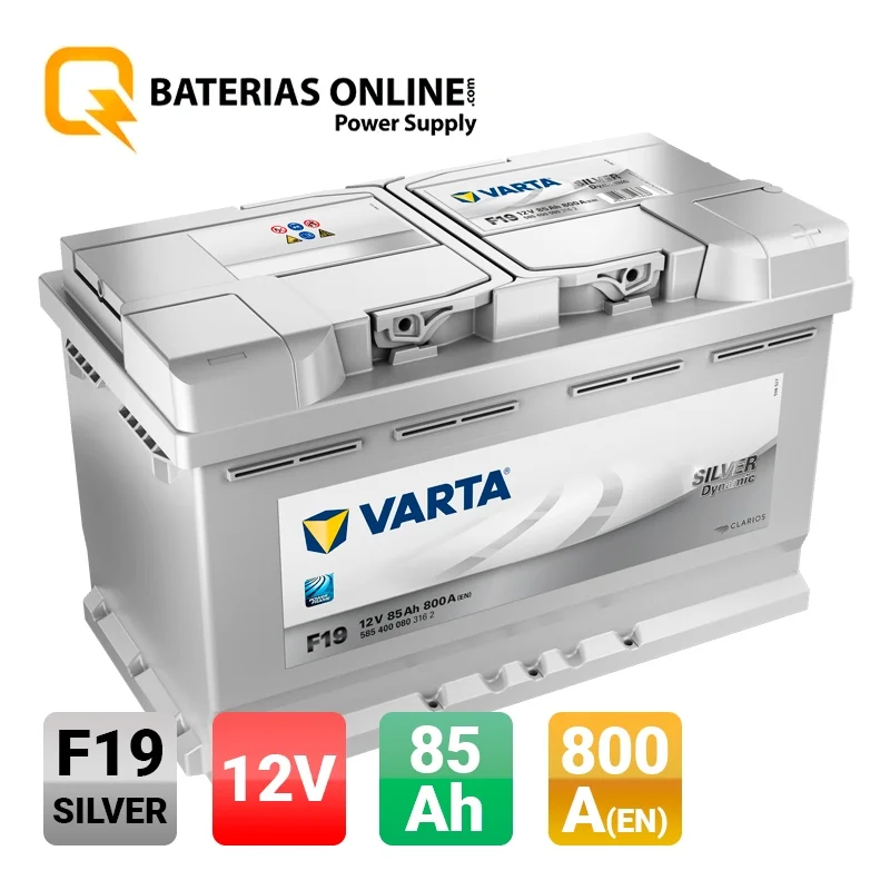 Batteria Varta F19 - Silver Dynamic (12V, 85Ah, 800A) - Puntobatterie