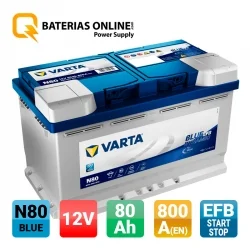 Batteria Varta N80 80Ah