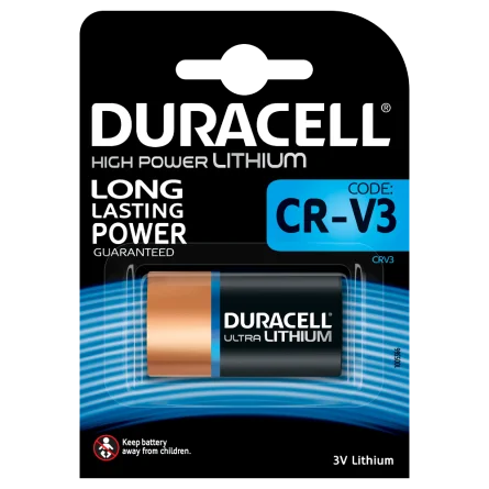 Pilas Litio Duracell CR-V3 Ultra Lithium (1 Unidad)