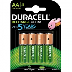 Wiederaufladbare batterien Duracell AA 2500mah