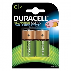 Wiederaufladbare batterien Duracell C 3000mah