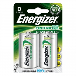 Batterie ricaricabili Energizer D 2500 mAh