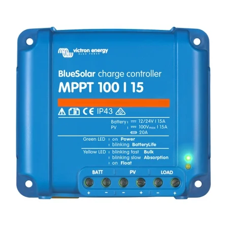 Regulador de Carga Victron BlueSolar MPPT 100/15