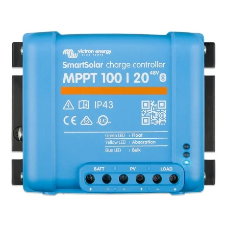 Regulador de Carga Victron SmartSolar MPPT 100/20 hasta 48V