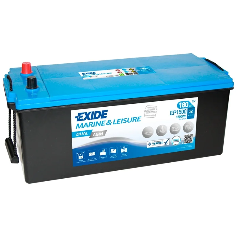 Batterie Exide EP1500 Dual AGM 180Ah