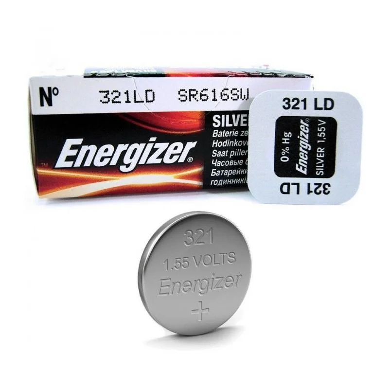 Batterie a Bottone Ossido d'Argento Energizer 321 DL (1 Unità)