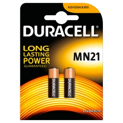 Duracell Alkaline MN21 A23 Batterien (2 Stück)