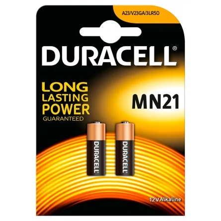 Batterie Alcaline Duracell MN21 Long Lasting Power (2 Unità)