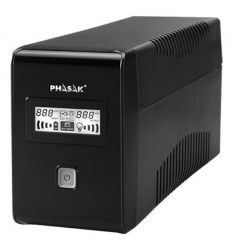 SAI Phasak 1000VA LCD USB con protección para RJ45