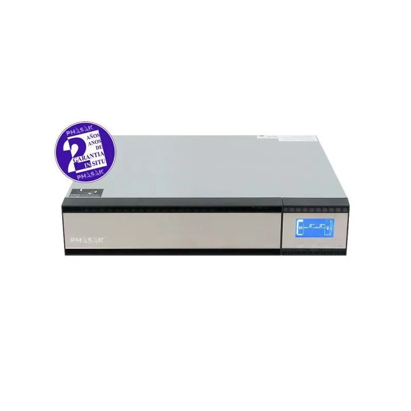 UPS Phasak-Pro-Rack-2000 VA Online, tv LCD 19"