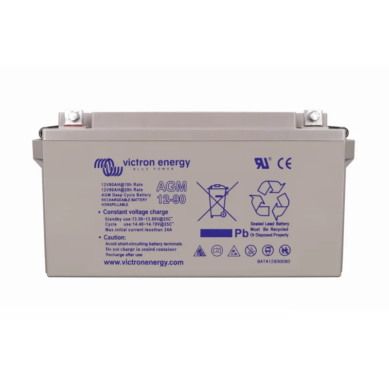 Blei-Säure AGM Batterie 12V 90Ah Victron Zyklische