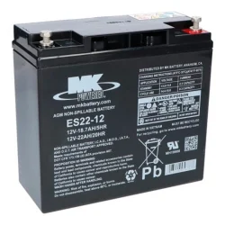 Blei-Säure Batterie AGM 12V 22Ah MK POWERED ES22-12