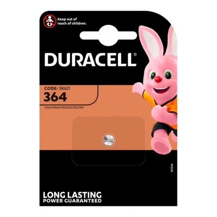 Duracell 364 Silberoxid-Knopfzellen (1 Stück)