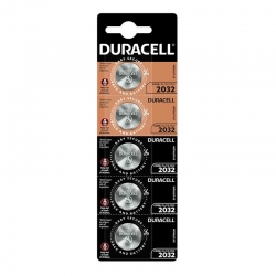 Batterie Duracell CR2032 Blister pack di 5