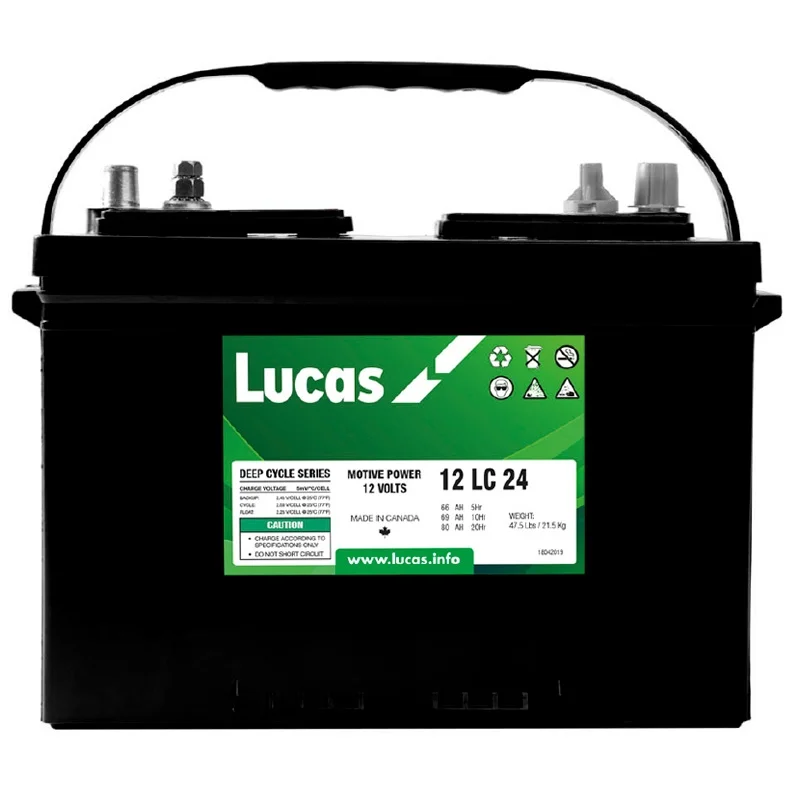 Blei-Säure Batterie 12V 80Ah Lucas 12LC24 Deep Cycle