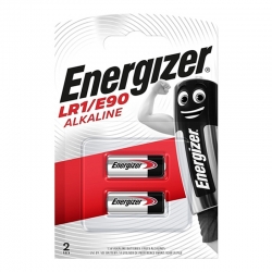 Batteria alcalina Energizer LR1/E90 blister da 2