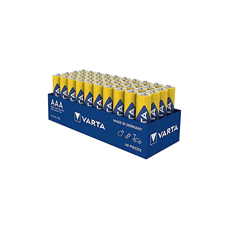 Varta Industrial Pro AAA LR3 Batterien (40 Stück)