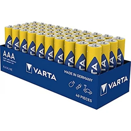 Batterie Varta Industrial Pro AAA LR3 (40 Unità)