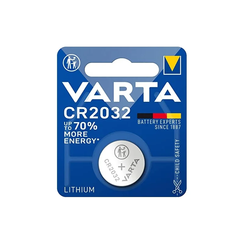 Varta CR2032 Lithium-Knopfzellen (1 Stück)