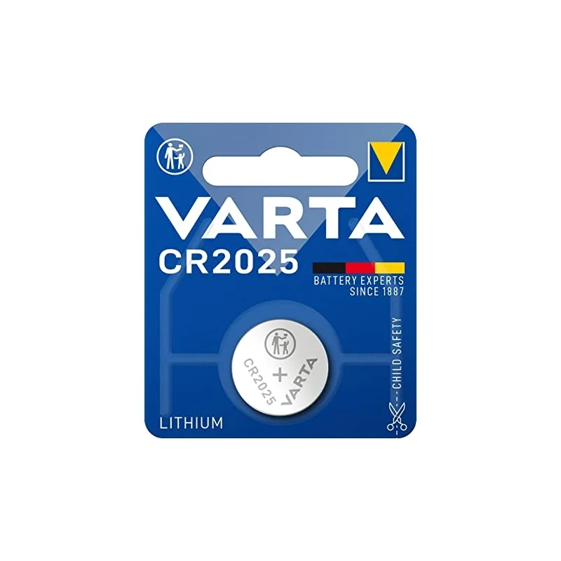 Varta CR2025 Lithium-Knopfzellen (1 Stück)