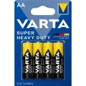 Batterie Varta AA Super Heavy Duty (4 Unità)