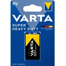 Batterie Zinco-Carbone Varta 9V Super Heavy Duty (1 Unità)