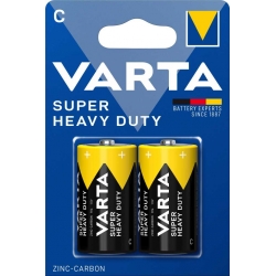 Batterie Zinco-Carbone Varta C Super Heavy Duty (2 Unità)
