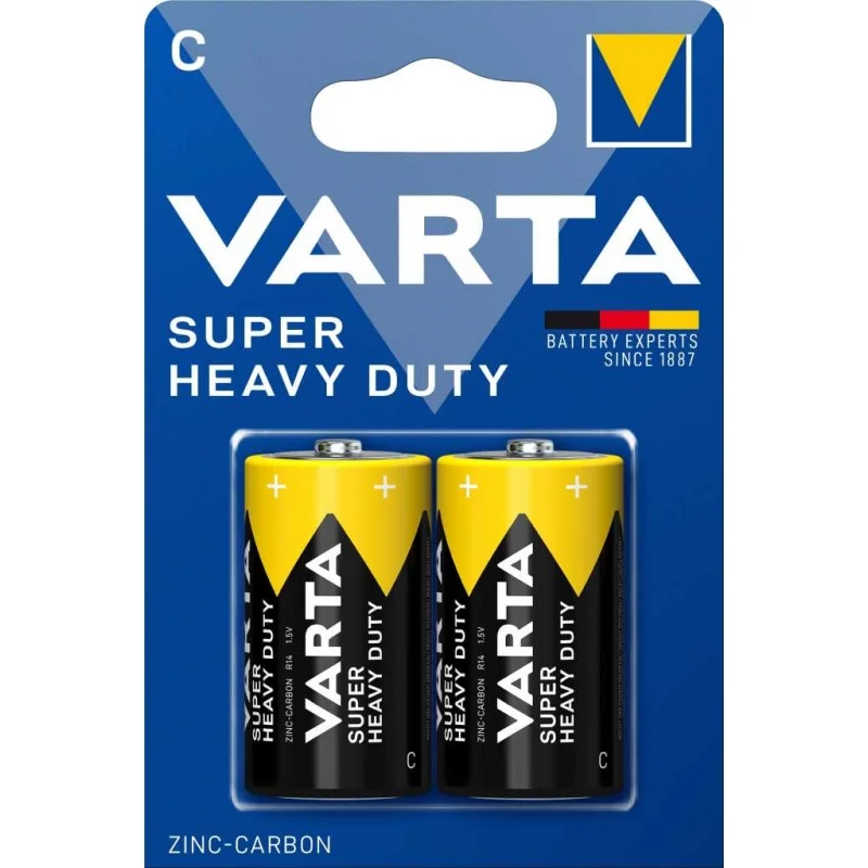 Varta C Zink-Kohlenstoff Batterien Super Heavy Duty (2 Stück)