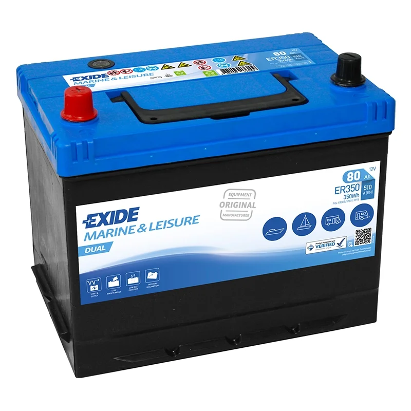 Batterie Exide ER350 Dual 80Ah