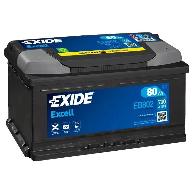 Batteria Exide Excell EB802