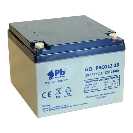 Blei-Säure GEL Batterie 12V 28Ah
