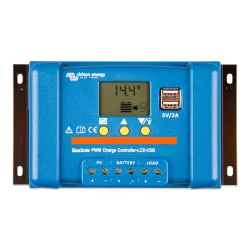 Regolatore di Carica Victron BlueSolar PWM-LCD e USB 12/24V 30A