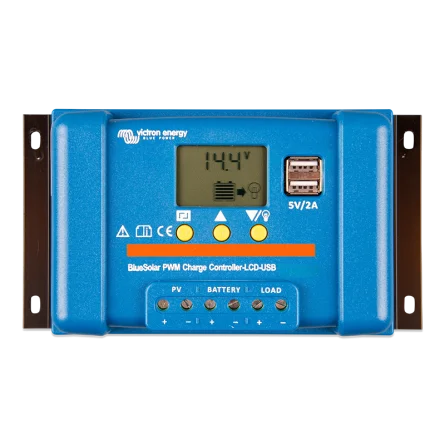 Regolatore di Carica Victron BlueSolar PWM-LCD e USB 12/24V 30A