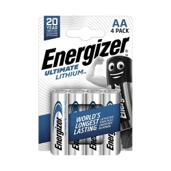 Energizer Ultimate Lithium AA Lithium Batterien (4 Stück)