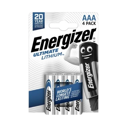 Energizer Ultimate Lithium AAA Lithium Batterien (4 Stück)