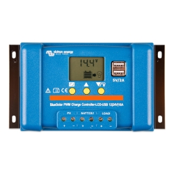 Laderegler Victron BlueSolar PWM-LCD & USB 12/24V 10A