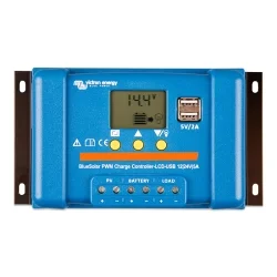 Laderegler Victron BlueSolar BlueSolar PWM-LCD & USB 12/24V 5A