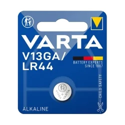 Batterie a Bottone Alcaline Varta V13GA LR44 (1 Unità)