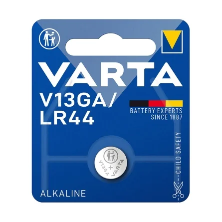 Varta V13GA LR44 Alkalische Knopfzellen (1 Stück)