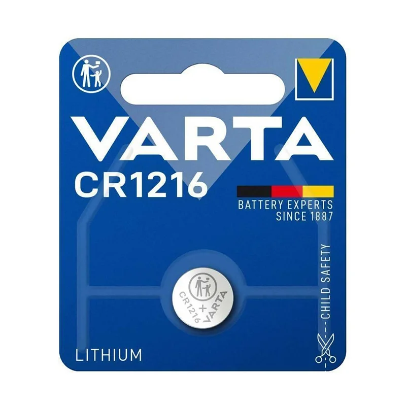 Varta CR1216 Lithium-Knopfzellen (1 Stück)
