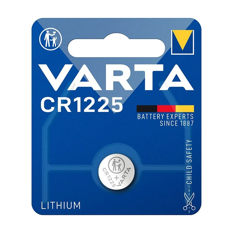Varta CR1225 Lithium-Knopfzellen (1 Stück)