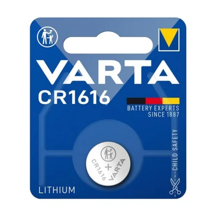 Batterie a Bottone al Litio Varta CR1616 (1 Unità)