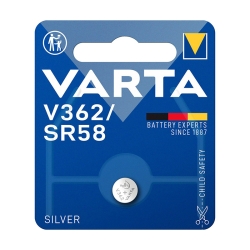 Batterie a Bottone Ossido d'Argento Varta V362 SR58 (1 Unità)