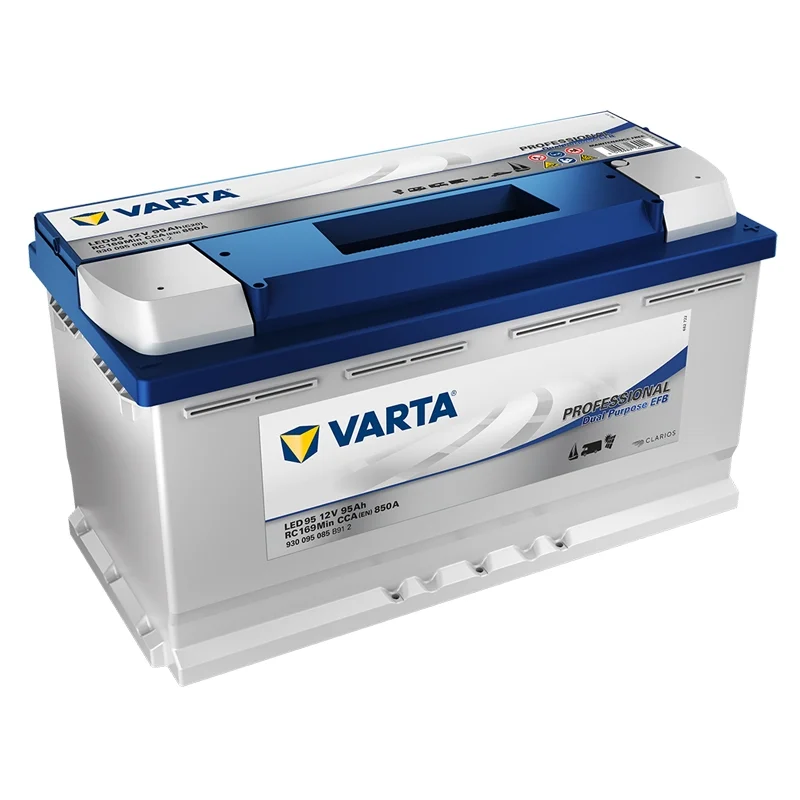 Varta Batterie LED95 95Ah Professional Dual Purpose EFB