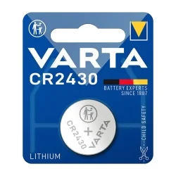 Pilas de Botón Litio Varta CR2430 (1 Unidad)