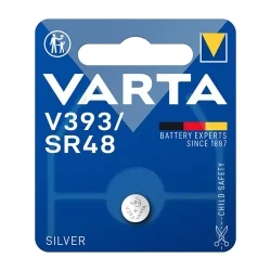 Batterie a Bottone Ossido d'Argento Varta V393 SR48 (1 Unità)