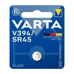 Batterie a Bottone Ossido d'Argento Varta V394 SR45 (1 Unità)