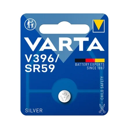 Batterie a Bottone Ossido d'Argento Varta V396 SR59 (1 Unità)