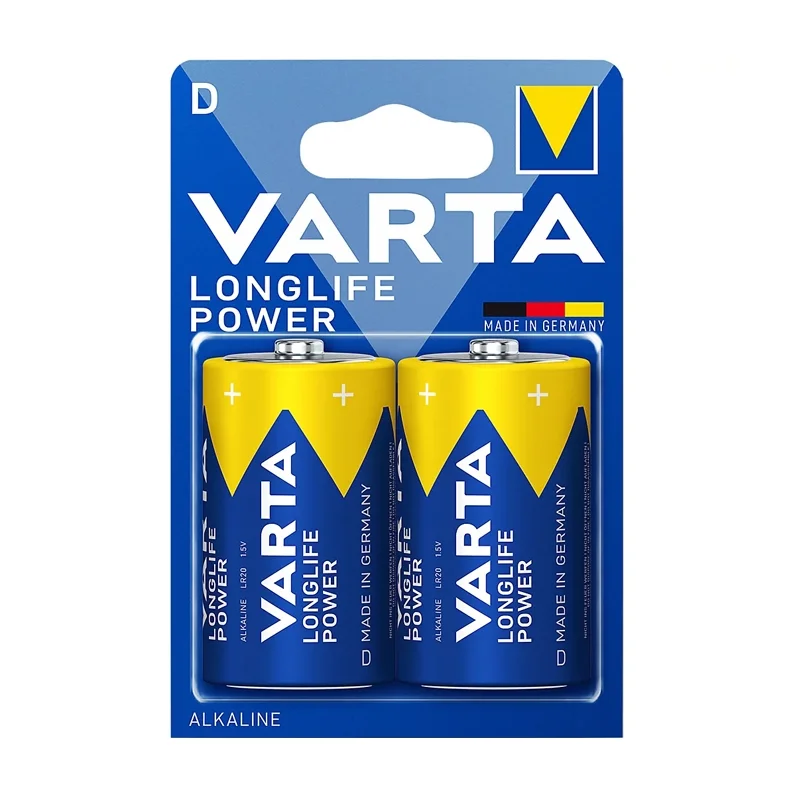 Varta D Alkaline Batterien Longlife Power (2 Stück)