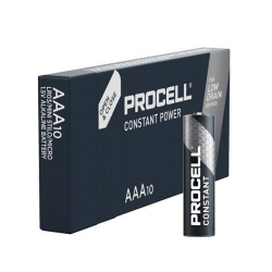 Batterie Alcaline Procell AAA LR03 Constant Power (10 Unità)